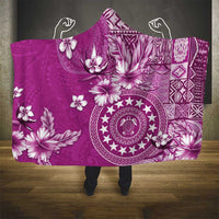 Cook Islands Hooded Blanket Fandango Hibiscus And Stars LT05 - Polynesian Pride