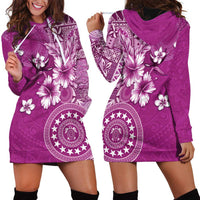 Cook Islands Hoodie Dress Fandango Hibiscus And Stars LT05 - Polynesian Pride