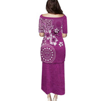 Cook Islands Puletasi Fandango Hibiscus And Stars LT05 - Polynesian Pride