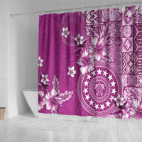 Cook Islands Shower Curtain Fandango Hibiscus And Stars