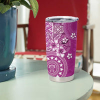 Cook Islands Tumbler Cup Fandango Hibiscus And Stars LT05 - Polynesian Pride