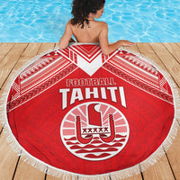 Tahiti Football Beach Blanket Coat Of Arms Polynesian Tribal Pattern