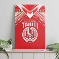 Tahiti Football Canvas Wall Art Coat Of Arms Polynesian Tribal Pattern