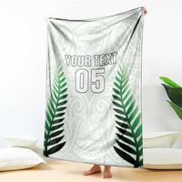 Custom New Zealand Fern Football Blanket Simple Style LT05 - Polynesian Pride