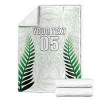 Custom New Zealand Fern Football Blanket Simple Style LT05 - Polynesian Pride