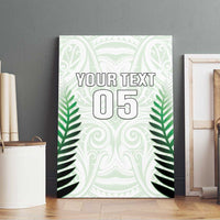 Custom New Zealand Fern Football Canvas Wall Art Simple Style LT05 - Polynesian Pride