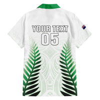Custom New Zealand Fern Football Family Matching Tank Maxi Dress and Hawaiian Shirt Simple Style