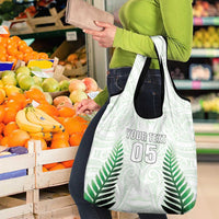 Custom New Zealand Fern Football Grocery Bag Simple Style