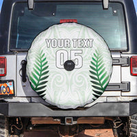Custom New Zealand Fern Football Spare Tire Cover Simple Style