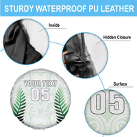 Custom New Zealand Fern Football Spare Tire Cover Simple Style