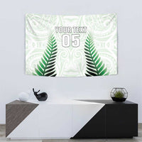Custom New Zealand Fern Football Tapestry Simple Style