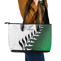 New Zealand Football Leather Tote Bag Go Aotearoa