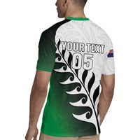 Custom New Zealand Football Rugby Jersey Go Aotearoa