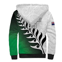 Custom New Zealand Football Sherpa Hoodie Go Aotearoa LT05 - Polynesian Pride