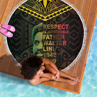 Happy Vanuatu Father Lini Day Beach Blanket LT05 - Polynesian Pride