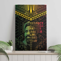 Happy Vanuatu Father Lini Day Canvas Wall Art LT05 - Polynesian Pride