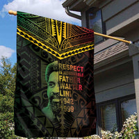 Happy Vanuatu Father Lini Day Garden Flag LT05 - Polynesian Pride