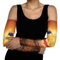 ANZAC Day Arm Sleeves Remembrance Tribute Soldiers And Poppy Field LT05 - Polynesian Pride