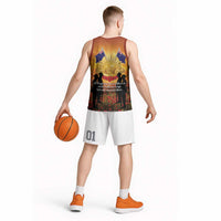 ANZAC Day Basketball Jersey Remembrance Tribute Soldiers And Poppy Field LT05 - Polynesian Pride
