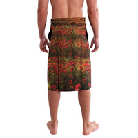 ANZAC Day Lavalava Remembrance Tribute Soldiers And Poppy Field LT05 - Polynesian Pride
