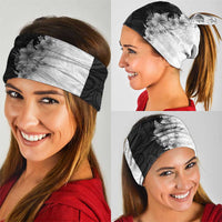 Hawaii Hibiscus Flowers Neck Gaiter Grayscale Polynesian Pattern LT05 - Polynesian Pride