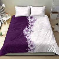 Hawaii Hibiscus Flowers Bedding Set Purple Polynesian Pattern LT05 - Polynesian Pride