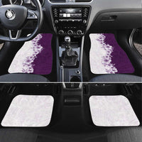 Hawaii Hibiscus Flowers Car Mats Purple Polynesian Pattern LT05 Set 4pcs Purple - Polynesian Pride