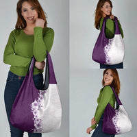 Hawaii Hibiscus Flowers Grocery Bag Purple Polynesian Pattern LT05 - Polynesian Pride