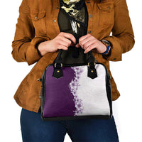Hawaii Hibiscus Flowers Shoulder Handbag Purple Polynesian Pattern LT05 - Polynesian Pride