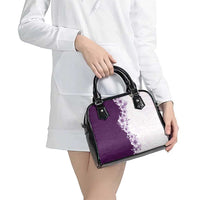 Hawaii Hibiscus Flowers Shoulder Handbag Purple Polynesian Pattern LT05 - Polynesian Pride