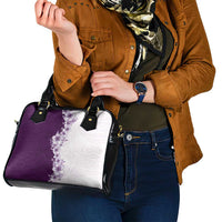 Hawaii Hibiscus Flowers Shoulder Handbag Purple Polynesian Pattern LT05 - Polynesian Pride