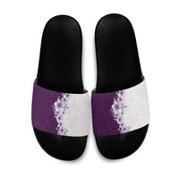 Hawaii Hibiscus Flowers Slide Sandals Purple Polynesian Pattern LT05 Purple - Polynesian Pride