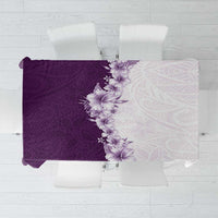 Hawaii Hibiscus Flowers Tablecloth Purple Polynesian Pattern LT05 Purple - Polynesian Pride