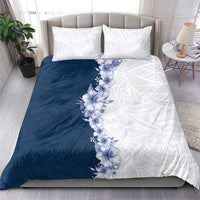 Hawaii Hibiscus Flowers Bedding Set Blue Polynesian Pattern LT05 - Polynesian Pride