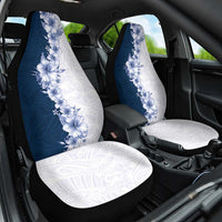 Hawaii Hibiscus Flowers Car Seat Cover Blue Polynesian Pattern LT05 One Size Blue - Polynesian Pride