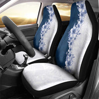 Hawaii Hibiscus Flowers Car Seat Cover Blue Polynesian Pattern LT05 - Polynesian Pride