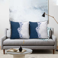 Hawaii Hibiscus Flowers Pillow Cover Blue Polynesian Pattern LT05 - Polynesian Pride