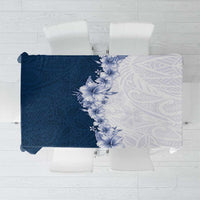 Hawaii Hibiscus Flowers Tablecloth Blue Polynesian Pattern LT05 Blue - Polynesian Pride