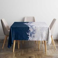 Hawaii Hibiscus Flowers Tablecloth Blue Polynesian Pattern LT05 - Polynesian Pride