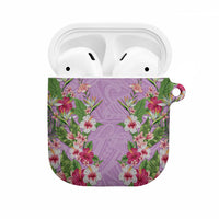 Hawaii Tropical Flowers AirPods Case Lavender Polynesian Tattoo Art LT05 Lavender - Polynesian Pride