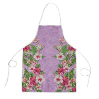 Hawaii Tropical Flowers Apron Lavender Polynesian Tattoo Art LT05 Lavender - Polynesian Pride