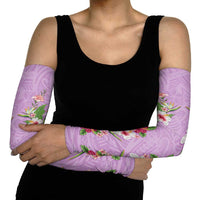 Hawaii Tropical Flowers Arm Sleeves Lavender Polynesian Tattoo Art LT05 - Polynesian Pride