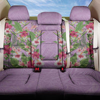 Hawaii Tropical Flowers Back Car Seat Cover Lavender Polynesian Tattoo Art LT05 One Size Lavender - Polynesian Pride