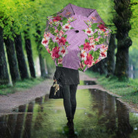 Hawaii Tropical Flowers Umbrella Lavender Polynesian Tattoo Art LT05 - Polynesian Pride