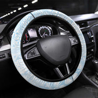 Fiji Day Steering Wheel Cover Proud To Be Fijian LT05 Universal Fit Blue - Polynesian Pride
