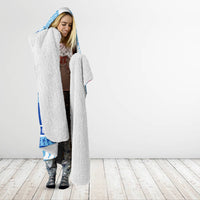 Fiji Christmas Hooded Blanket Santa Claus Surf Marau Na Kerisimasi LT05 - Polynesian Pride