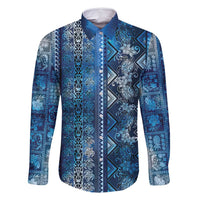 Hawaii Makahiki Turtle Family Matching Summer Maxi Dress and Hawaiian Shirt Galaxy Tapa Pattern - Polynesian Pride