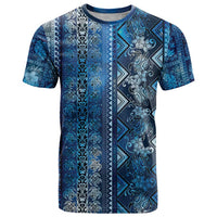 Hawaii Makahiki Turtle T Shirt Galaxy Tapa Pattern - Polynesian Pride