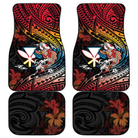 Hawaii And Japan Car Mats Koi Fish With Kanaka Maoli