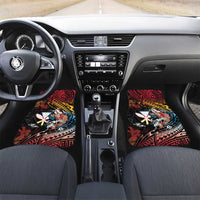 Hawaii And Japan Car Mats Koi Fish With Kanaka Maoli